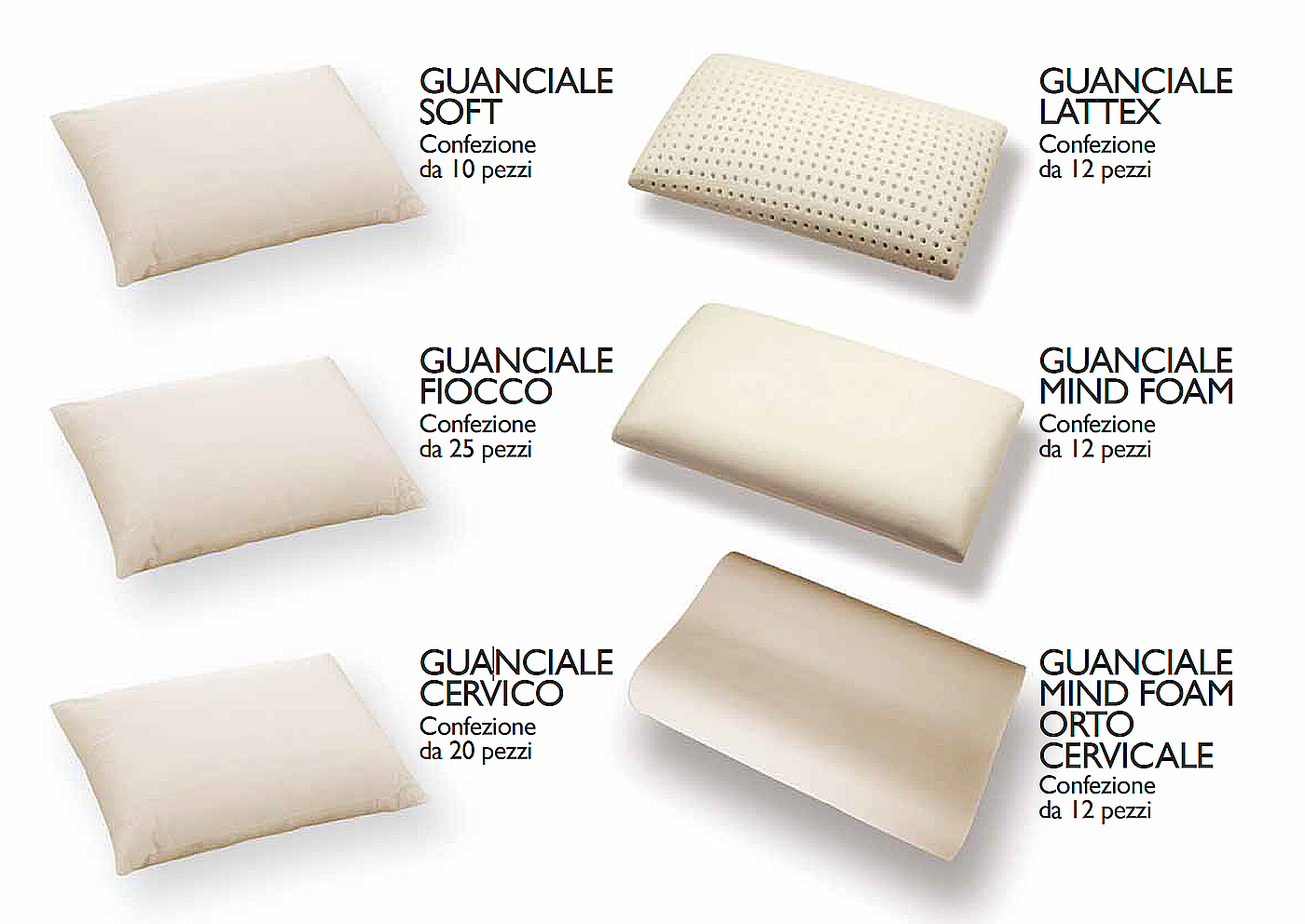 Guanciali-Comforttouch  Comfort Touch Materassi